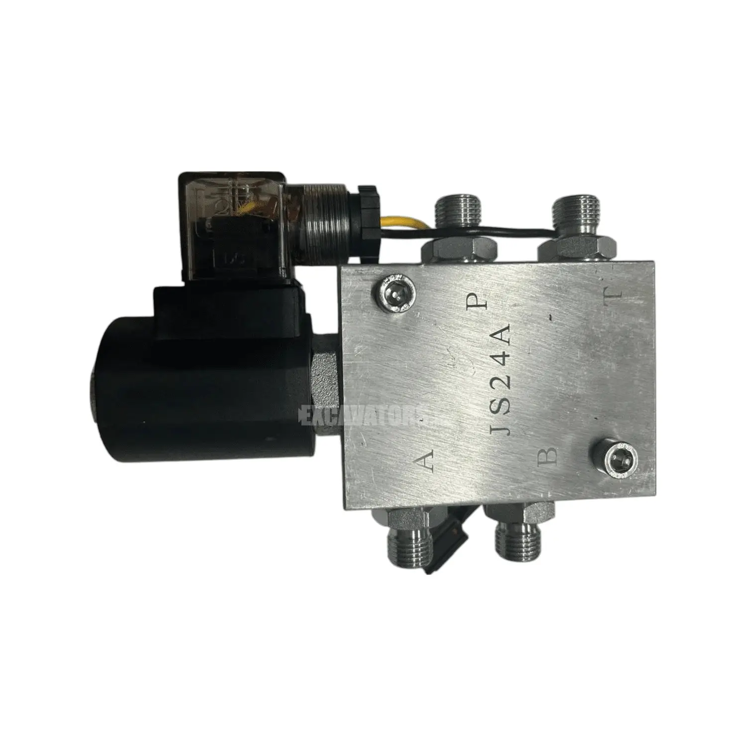 Electro válvula solenoide de12v para acoplador retroexcavadora
