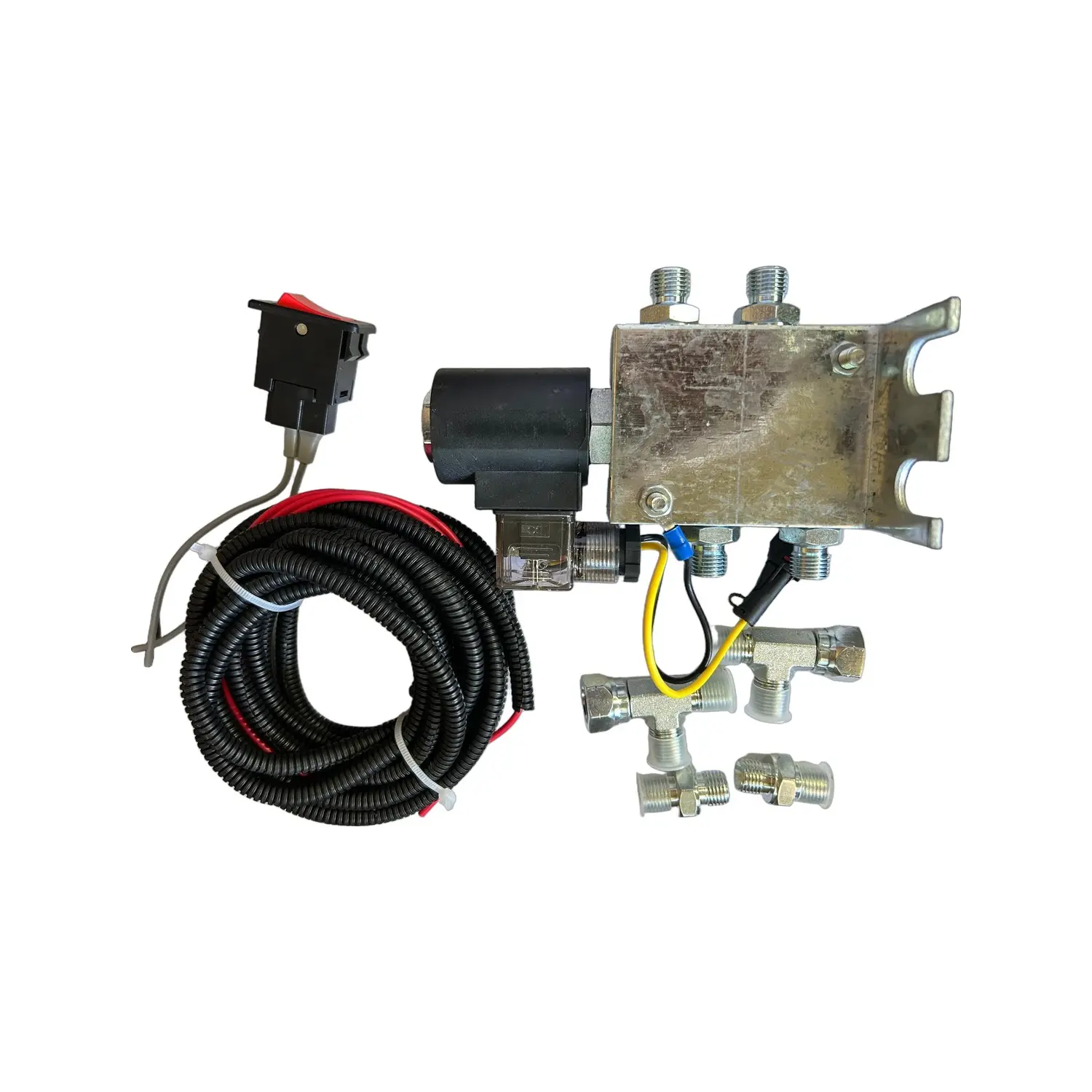 Electroválvula solenoide 24V para accesorios hidráulicos de excavadora