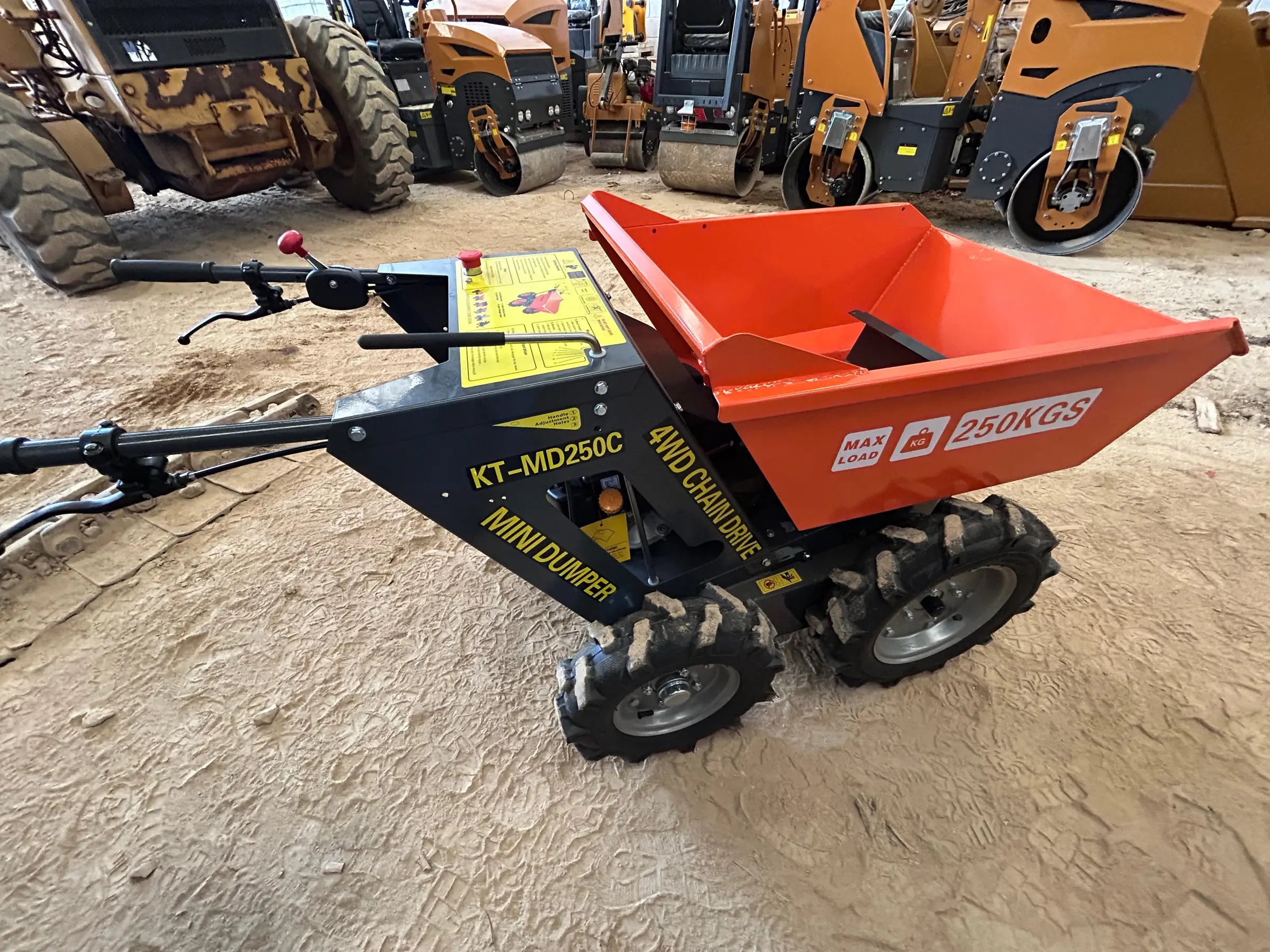 Carretilla Motorizada MD25, Carga 250 Kg