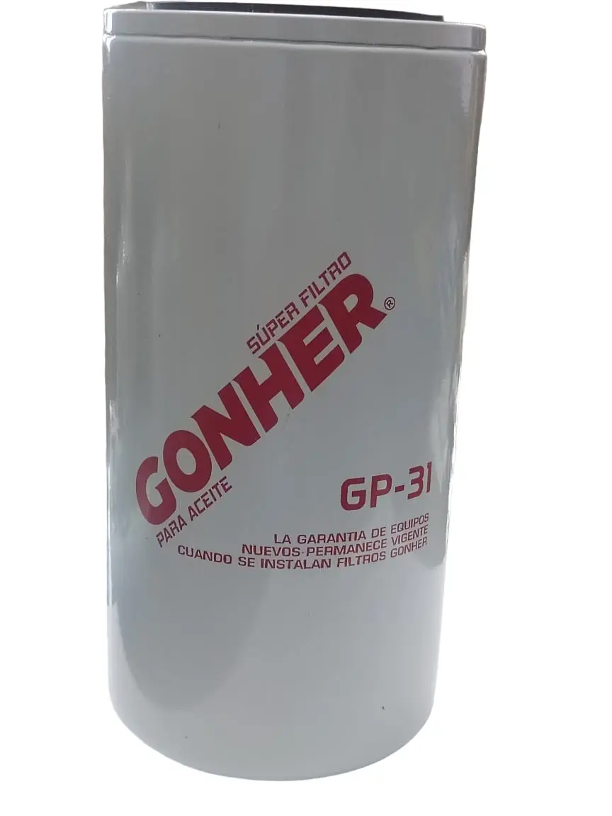 Filtro de aceite Gonher GP-31 para equipo pesado